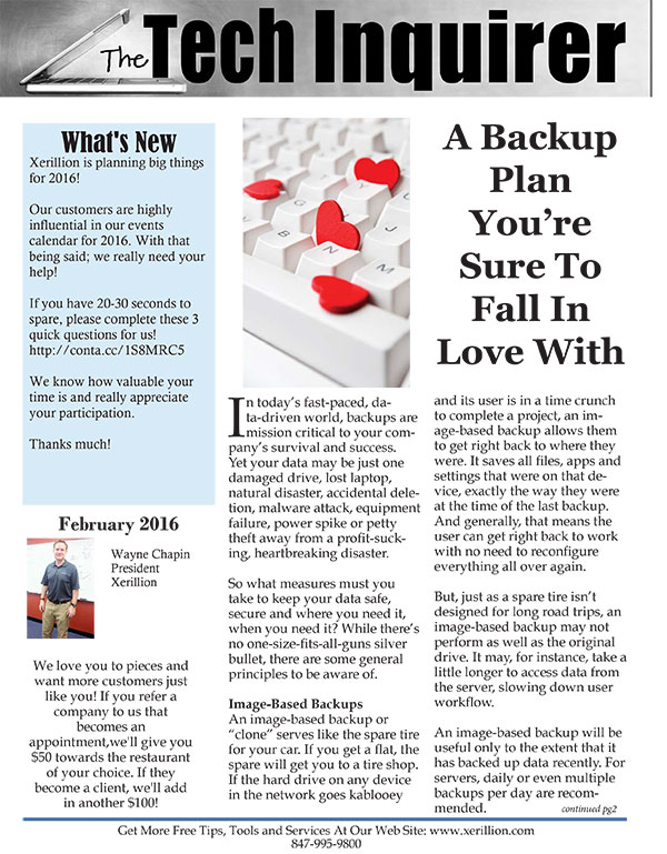 Newsletter - February