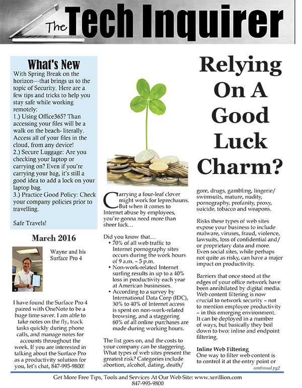 Newsletter - March