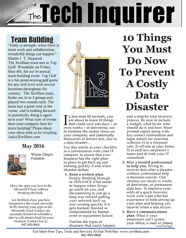 Newsletter - May