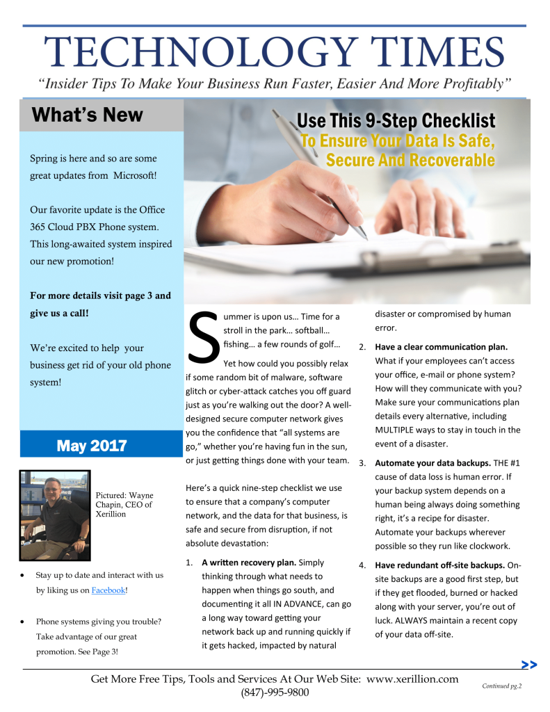 Newsletter- May